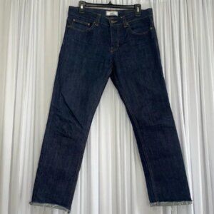 ami Dark Wash Straight Leg Denim Jeans | AMI Alexandre MATTIUSSI Man Jeans 30
